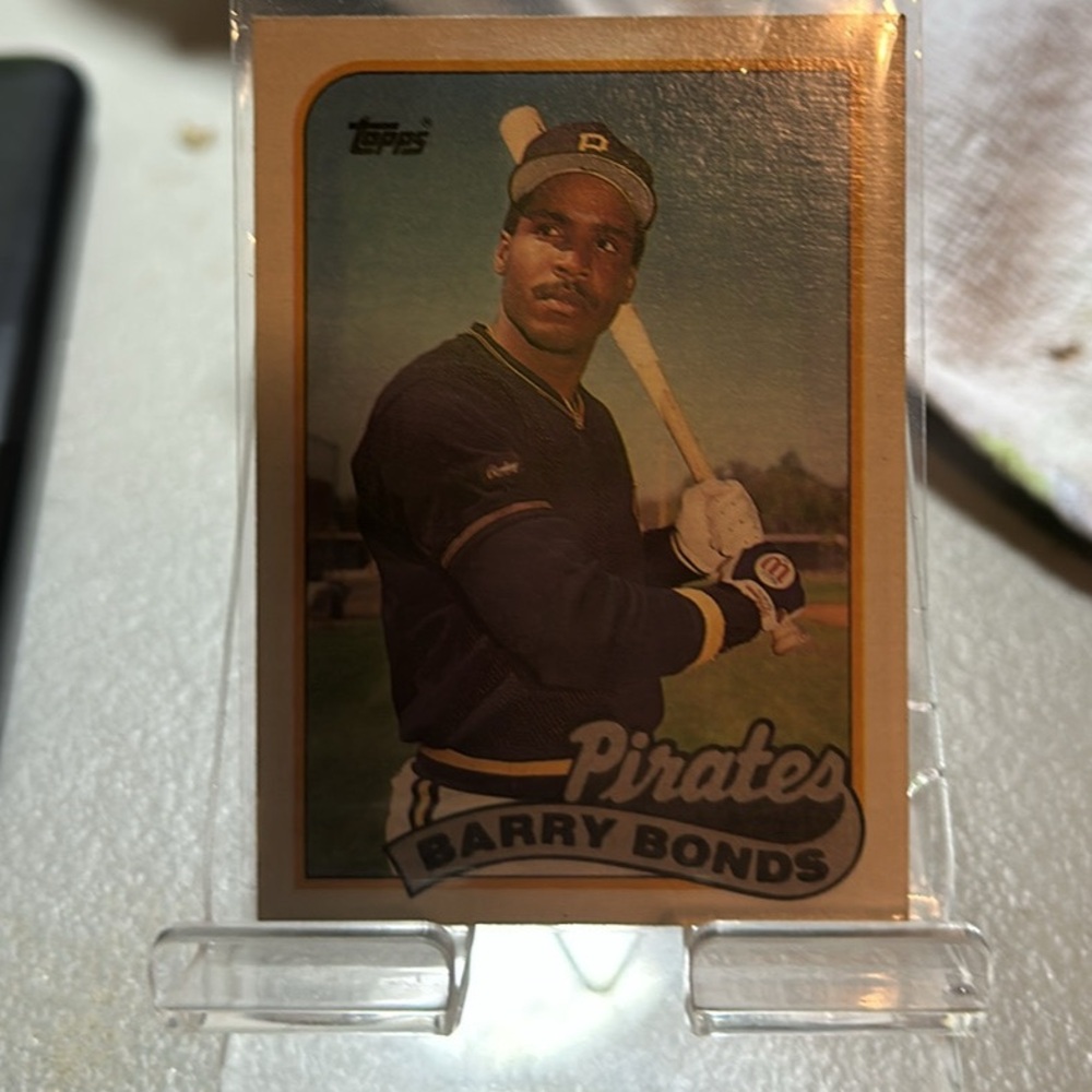 Topps Pirates Barry Bonds Card - Black and Gold